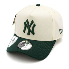 NEW ERA 9FORTY A-Frame On Par New York Yankees ニューヨーク・ヤンキース クロームホワイト/ダークグリーン 13517963画像