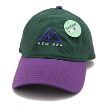 NEW ERA 9THIRTY Mountain Initial Logo グリーン/パープル 13516280画像