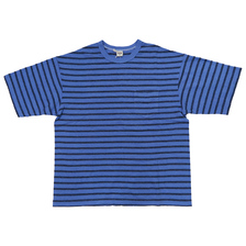 BARNS ボーダーTシャツ オーバーサイズ BR-23203画像