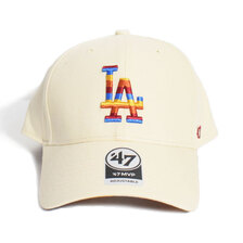 '47 Brand Dodgers Retro Stripe Under '47 MVP Natural RETMU12GWP画像