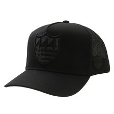 YOSHINORI KOTAKE DESIGN &times; BARNEYS NEWYORK BLACK LINE 444LOGO LAME MESH CAP画像