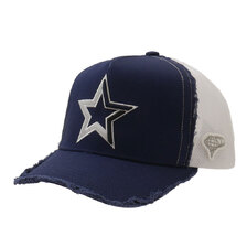 YOSHINORI KOTAKE DESIGN &times; BEAMS STAR MESH CAP BLUE画像