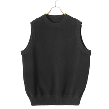 crepuscule Moss Stitch C/N Vest 2301-009画像