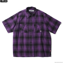 BLUCO OMBRE WORK SHIRT S/S 1106-3A02画像