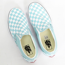 VANS CLASSIC SLIP-ON Theory Checkerboard CANAL BLUE VN0A7Q5DH70画像
