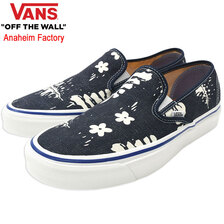 VANS Slip-On 48 Deck DX OG Floral Navy Anaheim Factory VN0005UPNVY画像