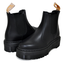 Dr.Martens VEGAN 2976 QUAD PLATFORM CHELSEA BLACK 27560001画像