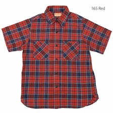 Buzz Rickson's C 85%/L 15% SPEC DOBBY CHECK S/S WORK SHIRT SC39114画像