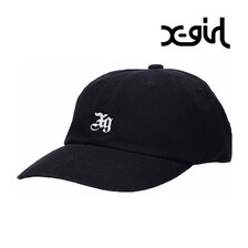 X-girl EMBLEM 6PANEL CAP 105232051004画像
