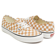 VANS AUTHENTIC 44 DX ANAHEIM FACTORY CHECKERBOARD HONEY YELLOW VN0A7Q5CBLS画像