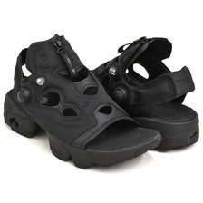 Reebok INSTAPUMP FURY SANDAL ZIP BLKWHI /PURGRY / SILVMT ID7562画像