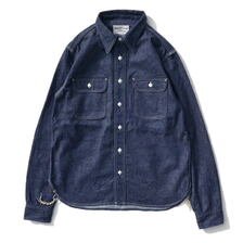 SAMURAI JEANS SJWS-SC01サムライコットンデニムワークシャツ画像