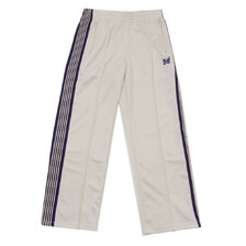 NEEDLES 23SS Track Pant Poly Smooth ICE WHITE画像