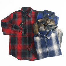 SHAKA WEAR PLAID FLANNEL OVERSHIRT画像