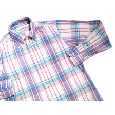INDIVIDUALIZED SHIRTS L/S STANDARD FIT HOT WEATHER MADRAS B.D. SHIRTS画像