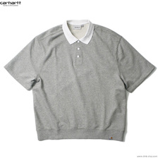 Carhartt WIP S/S TATUM RUGBY SWEATSHIRT (GREY HEATHER) I031487画像