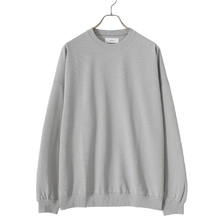 marka OVERSIZE CREW NECK - 20//1 recycle suvin organic cotton knit - M23A-12CS01C画像