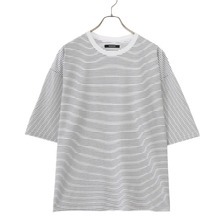 MINEDENIM Micro Border Loose T-SH 2304-6003画像