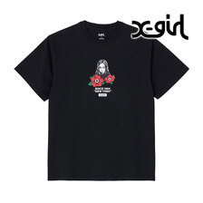 X-girl FLOWER FACE S/S TEE 105232011007画像