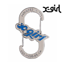 X-girl CHUBBY LOGO CARABINER XGIRL 105232054008画像