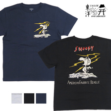 TAILOR TOYO SUKA T-SHIRT EMBROIDERD "SNOOPY" TT79217画像