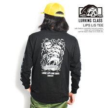 LURKING CLASS LIPS L/S TEE ST23ST04画像