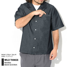 Wild Things Nanotex Denim S/S Shirt WT23014KB画像