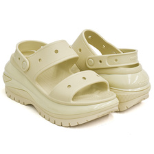 crocs CLASSIC MEGA CRUSH SANDAL BONE 207989-2Y2画像