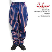 COOKMAN Chef Pants Kansas City Monarchs -NAVY- 231-33849画像
