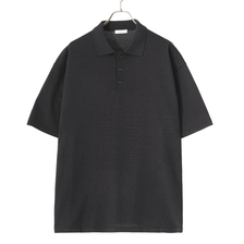 ATON FRESCA KNIT POLO SWEATER画像