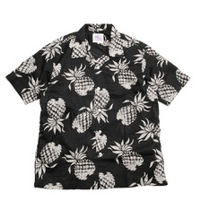 DUKE KAHANAMOKU COTTON / LINEN HAWAIIAN SHIRT "DUKE'S PINEAPPLE" DK39092画像
