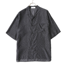 marka SILK OPEN COLLAR SHIRT - habutae silk - M23A-18SH02B画像