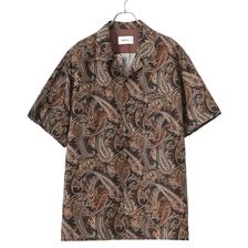 WEWILL PAISLEY OPEN COLLAR DT SHIRT W-012MS-5002画像