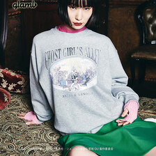 glamb &times;ジョジョの奇妙な冒険 ダイヤモンドは砕けない Ghost Girl Sweat GB0223-JJ07画像