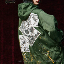 glamb &times;ジョジョの奇妙な冒険 ダイヤモンドは砕けない Heaven's Door Mods Coat GB0223-JJ06画像