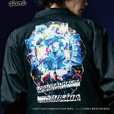 glamb &times;ジョジョの奇妙な冒険 ダイヤモンドは砕けない Star Platinum Coach JKT GB0223-JJ02画像