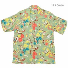SUN SURF RAYON HAWAIIAN SHIRT "SYMBOL OF THE ISLANDS" SS39026画像