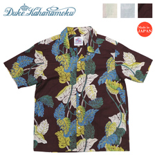 Duke Kahanamoku COTTON / LINEN HAWAIIAN SHIRT "MONSTERA" DK39093画像