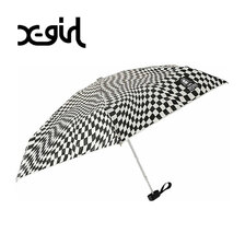 X-girl &times; wpc CHECKERED FOLDING UMBRELLA 105232054007画像