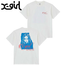 X-girl RIPPED FACE LOGO S/S TEE 105232011009画像