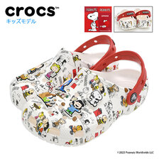 crocs PEANUTS KIDS CLASSIC CLOG 208630画像
