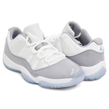 NIKE AIR JORDAN 11 RETRO LOW ''CEMENT GREY'' WHITE / UNIVERSITY BLUE AV2187-140画像