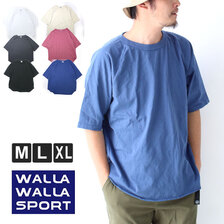 WALLA WALLA SPORT 1/2 LOOSE BASEBALL TEE 030180画像