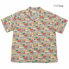 SUN SURF COTTON OXFORD OPEN SHIRT "UNDER THE SEA" by MOOKIE SS39099画像