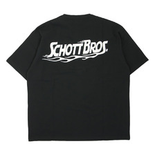 Schott SS T-SHIRT FIRE SCRIPT 782-3134032画像