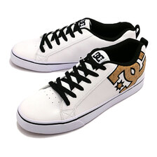 DC SHOES COURT VULC SE SN WHITE/TAN DM232021-WT0画像