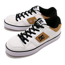 DC SHOES PURE SE SN WHITE/TAN DM232019-WT0画像
