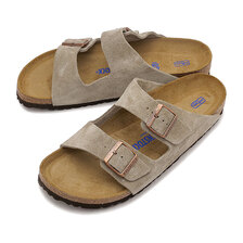 BIRKENSTOCK ARIZONA SFB TAUPE / SUEDE-LEATHER 0951303画像