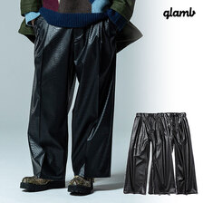 glamb Synth Leather Baggy Slacks GB0323-P03画像