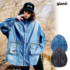 glamb Stand Collar Denim SH GB0323-SH05画像